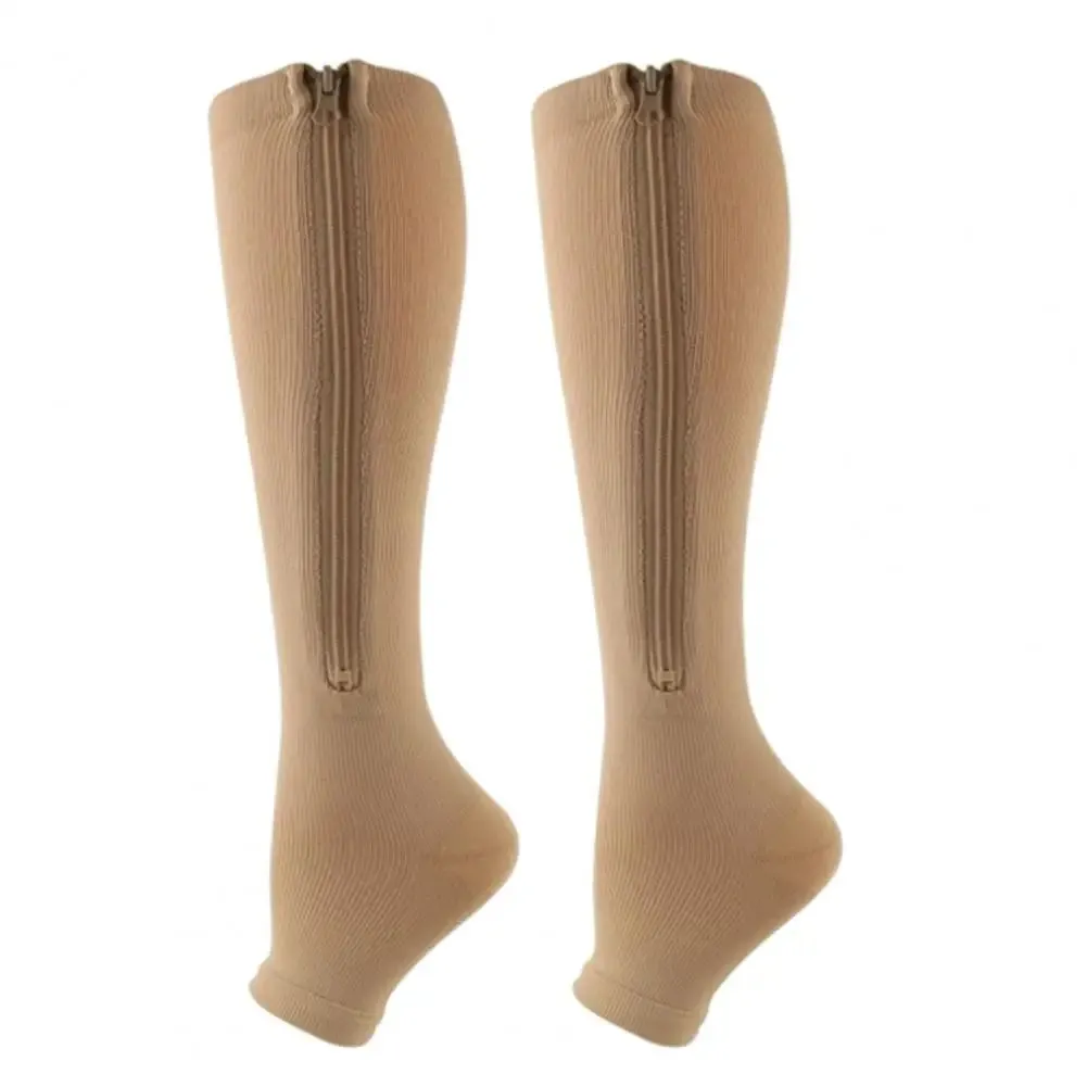 1 Pair zipper Compression Stockings (U CARE)