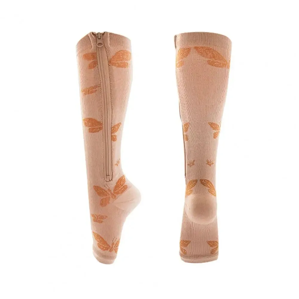 1 Pair zipper Compression Stockings (U CARE)