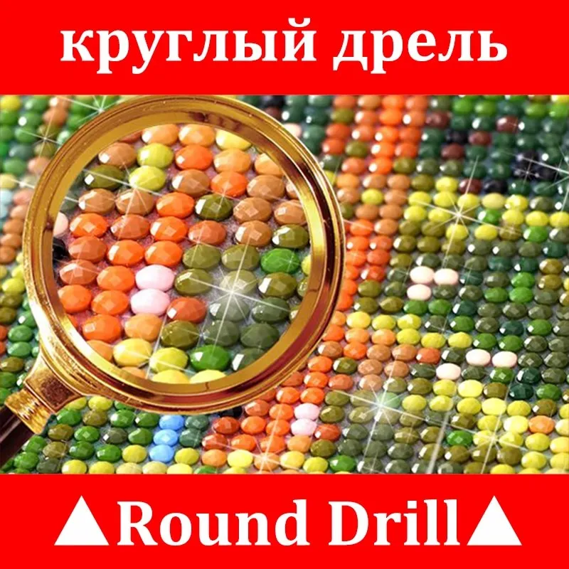 2 Red Foxes | Animal Diamond Painting Kit | Full Round Drill 5D Rhinestones | DIY Animal Portrait