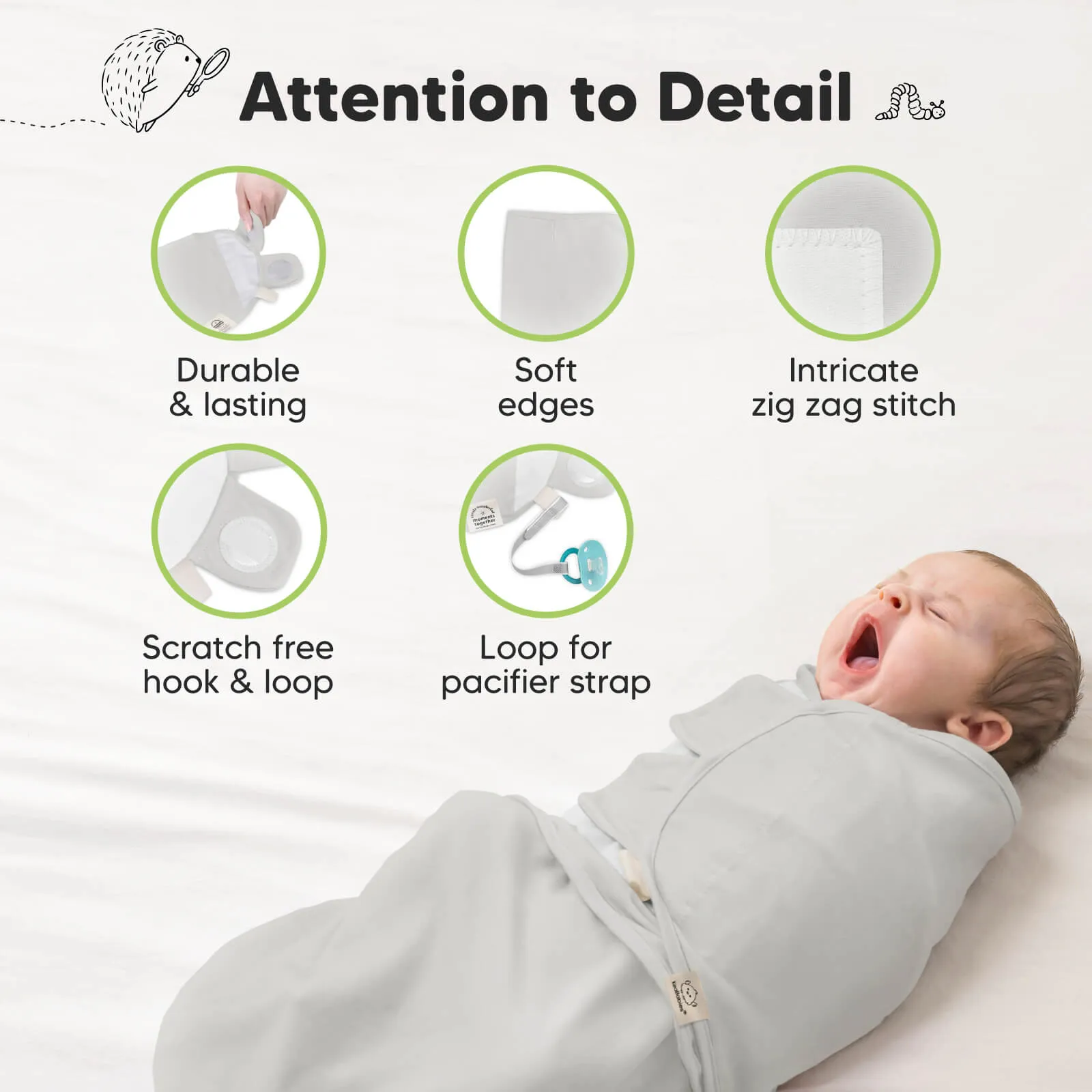 3-Pack Soothe Swaddle Wraps (The Wild 2)