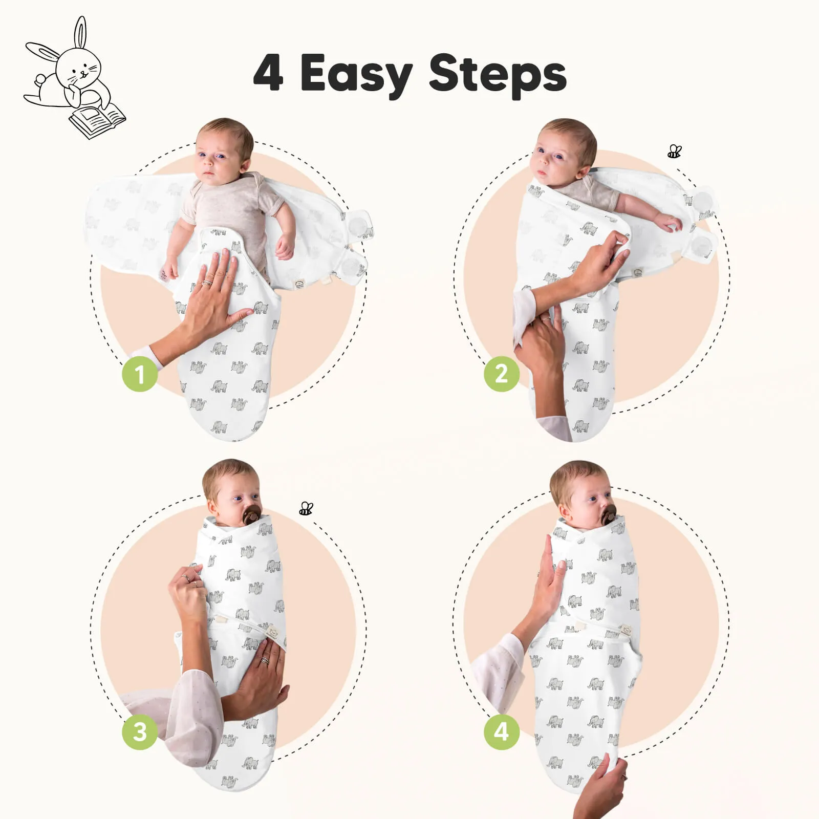 3-Pack Soothe Swaddle Wraps (The Wild 2)