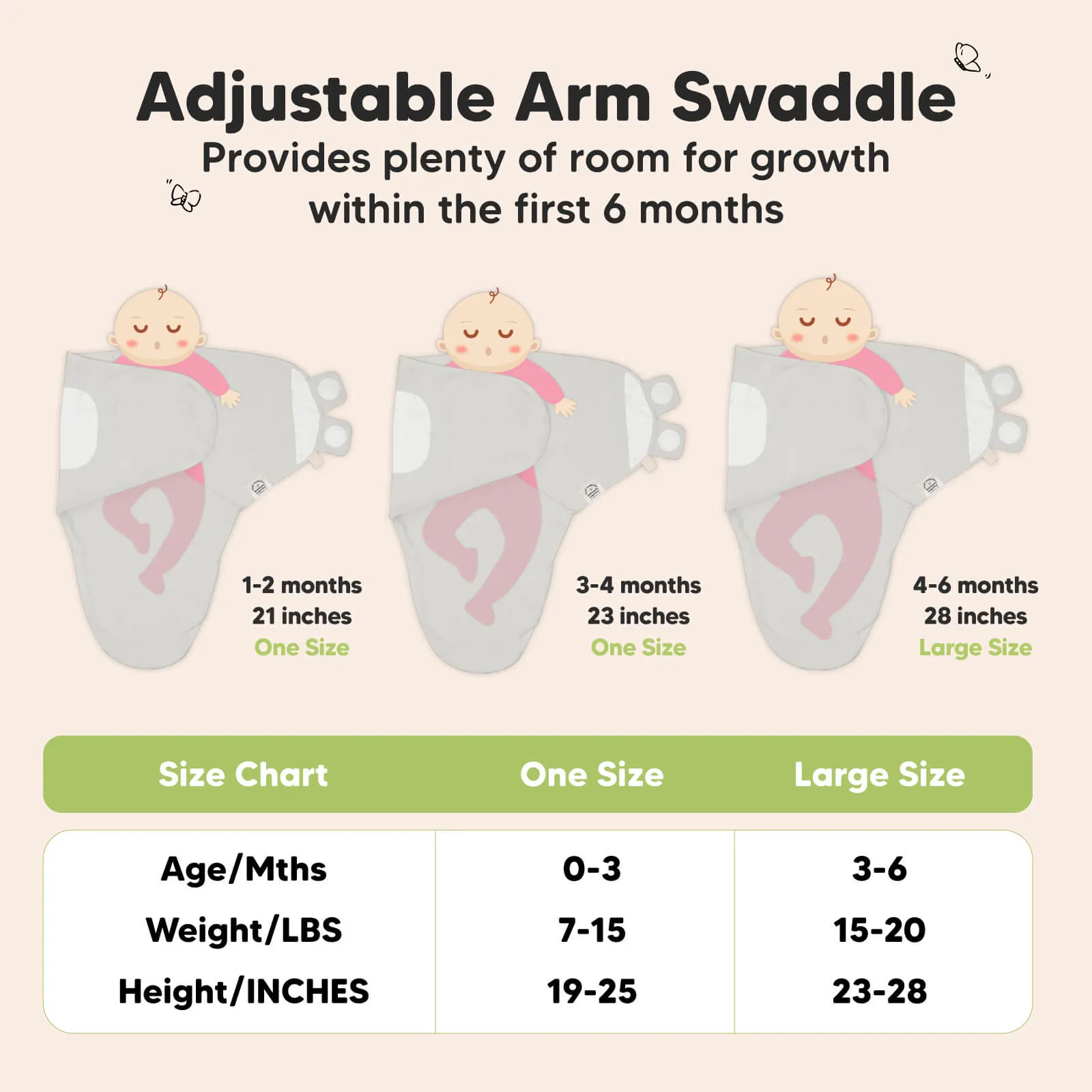 3-Pack Soothe Swaddle Wraps (The Wild 2)