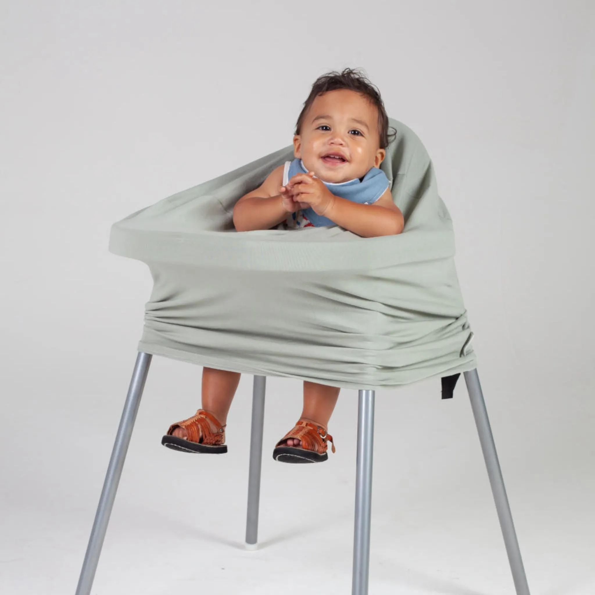 5 in 1 Multi-Use Nursing Mama Cover - Sage Green