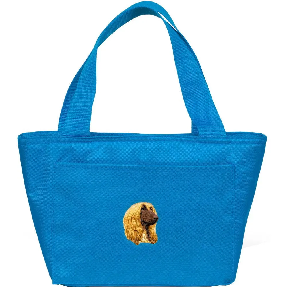 Afghan Hound Embroidered Insulated Lunch Tote