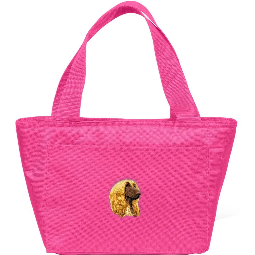 Afghan Hound Embroidered Insulated Lunch Tote