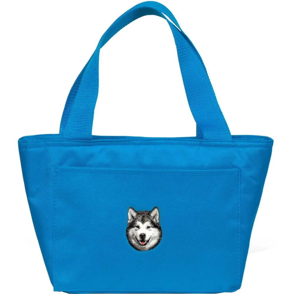 Alaskan Malamute Embroidered Insulated Lunch Tote