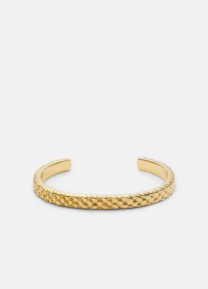Bangle | Scale | Gold Plated