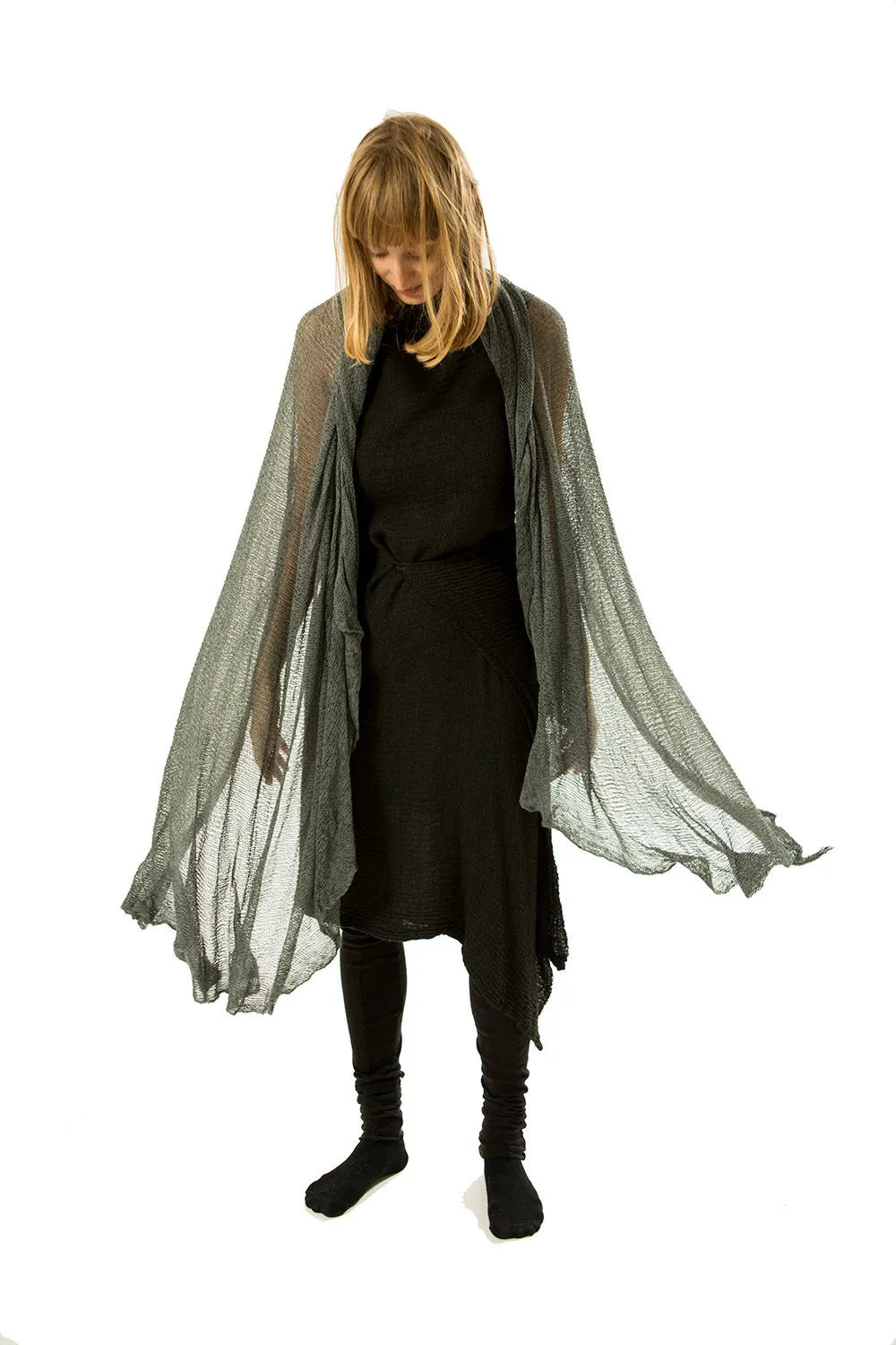 Big Soy Air Scarf - Smoked Blue Grey