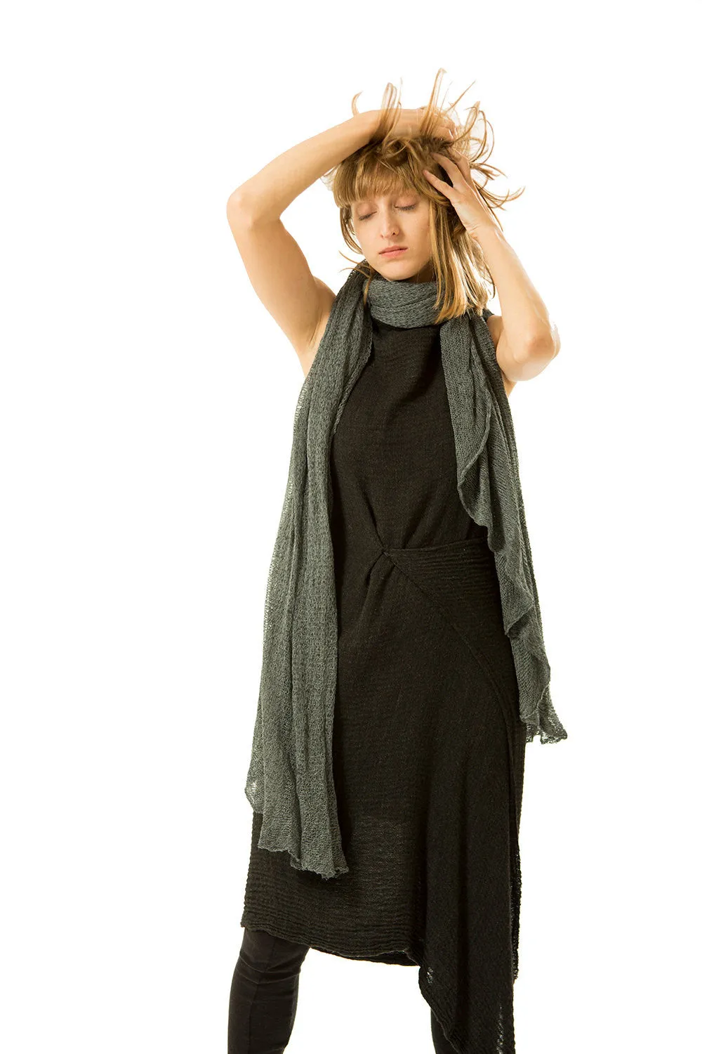Big Soy Air Scarf - Smoked Blue Grey