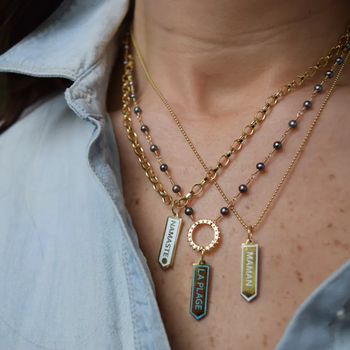 BOHEME SMALL CLICKER CHARM HOLDER