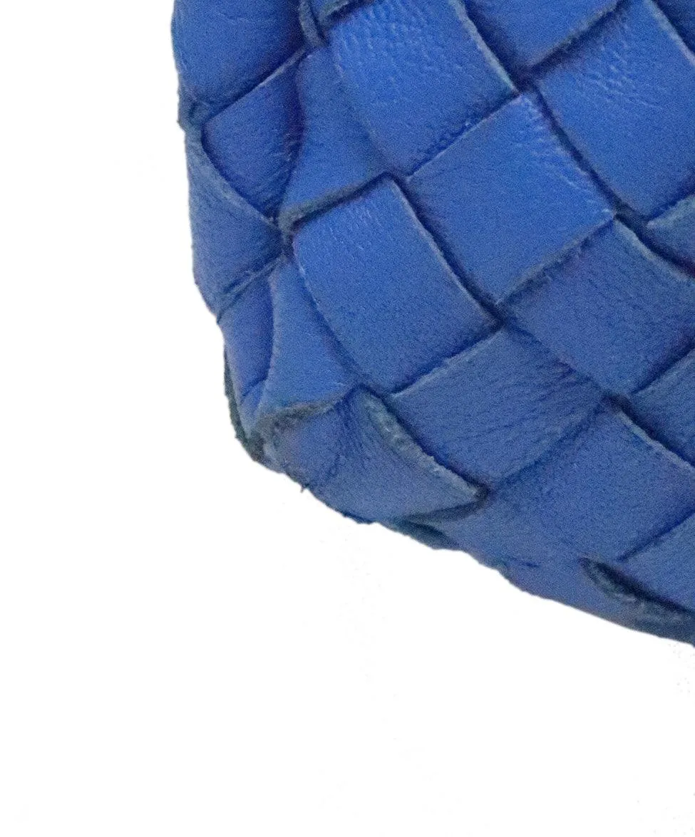 Bottega Veneta Royal Blue Woven Crossbody