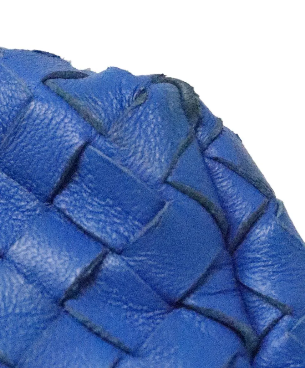 Bottega Veneta Royal Blue Woven Crossbody