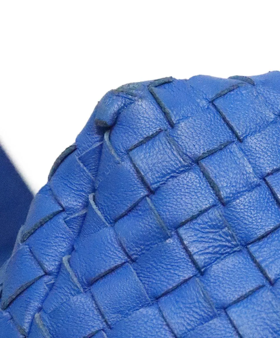 Bottega Veneta Royal Blue Woven Crossbody