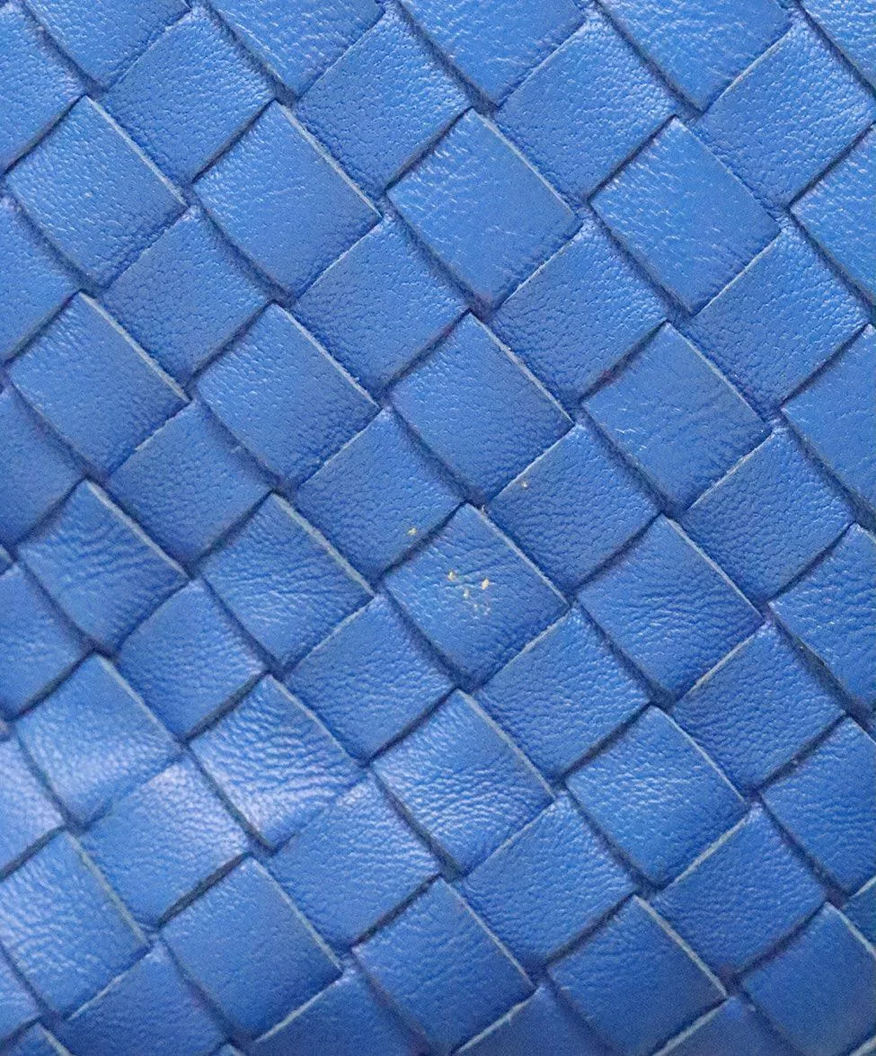 Bottega Veneta Royal Blue Woven Crossbody