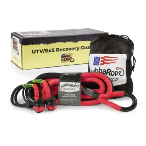 Bubba Rope 5/8" Off-Road UTV/SxS Recovery Gear Set - Red