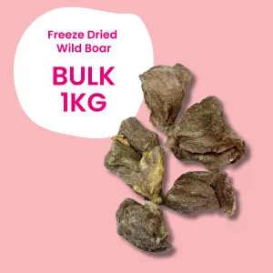 Bulk Freeze Dried Raw Wild Boar (Unpackaged)