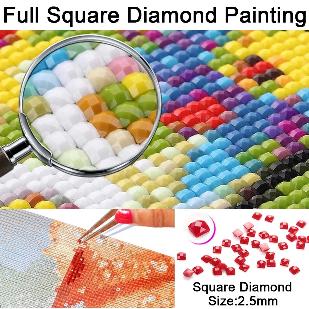 Colorful Ostrich Diamond Painting | DIY Animal Diamond Kit | Full Square/Round Drill 5D Rhinestones | Pretty Bird