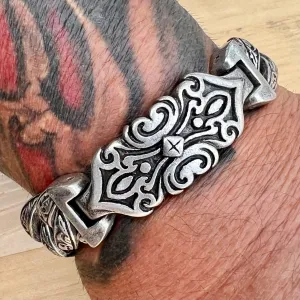 Crusader's Bracelet - The Crusader - Brushed - B111 CLEARANCE