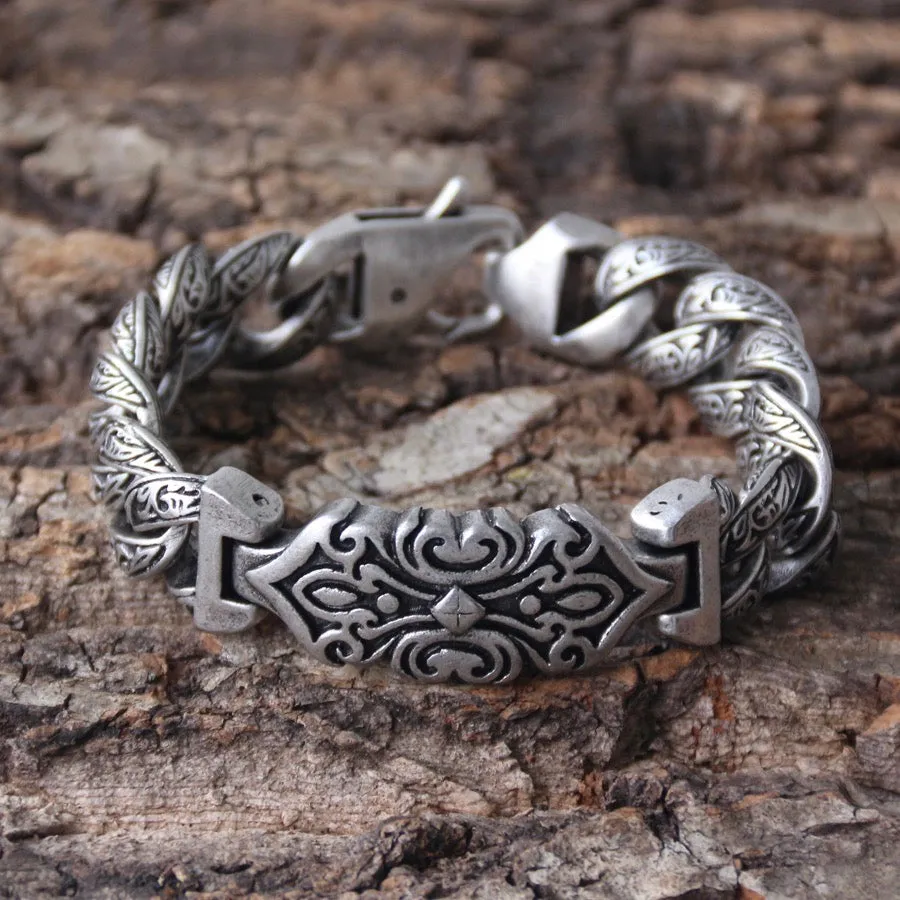 Crusader's Bracelet - The Crusader - Brushed - B111 CLEARANCE