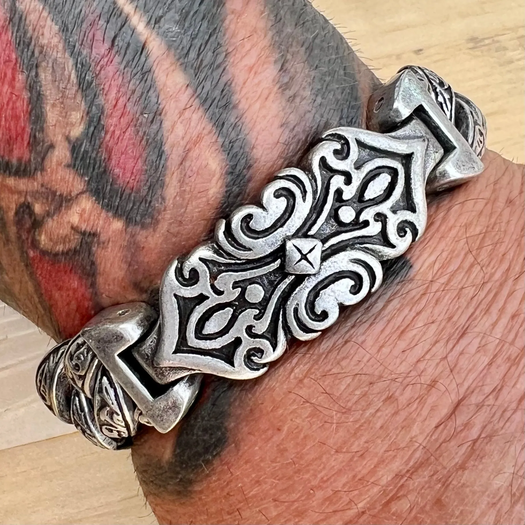 Crusader's Bracelet - The Crusader - Brushed - B111 CLEARANCE
