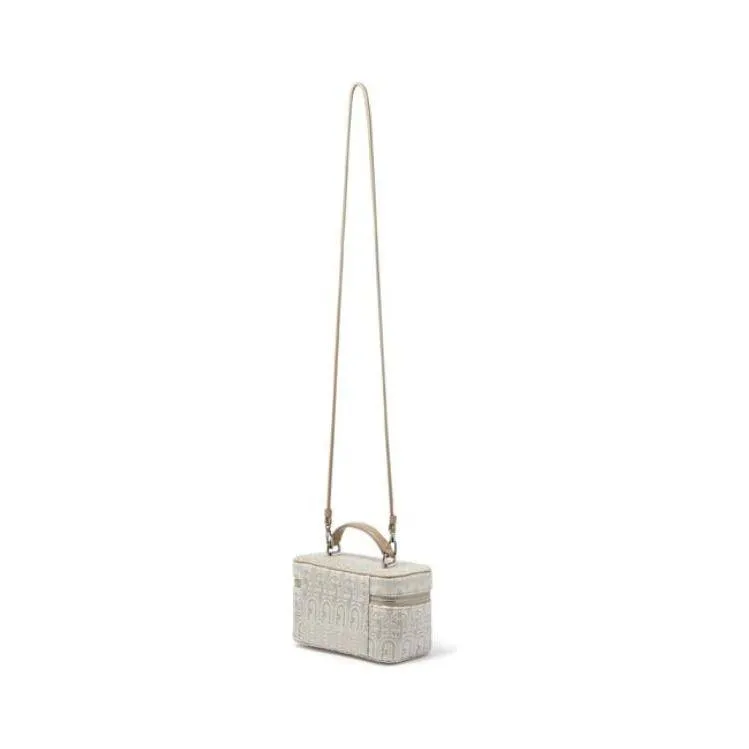 Furla Opportunity Mini Crossbody Vanity Case - Beige