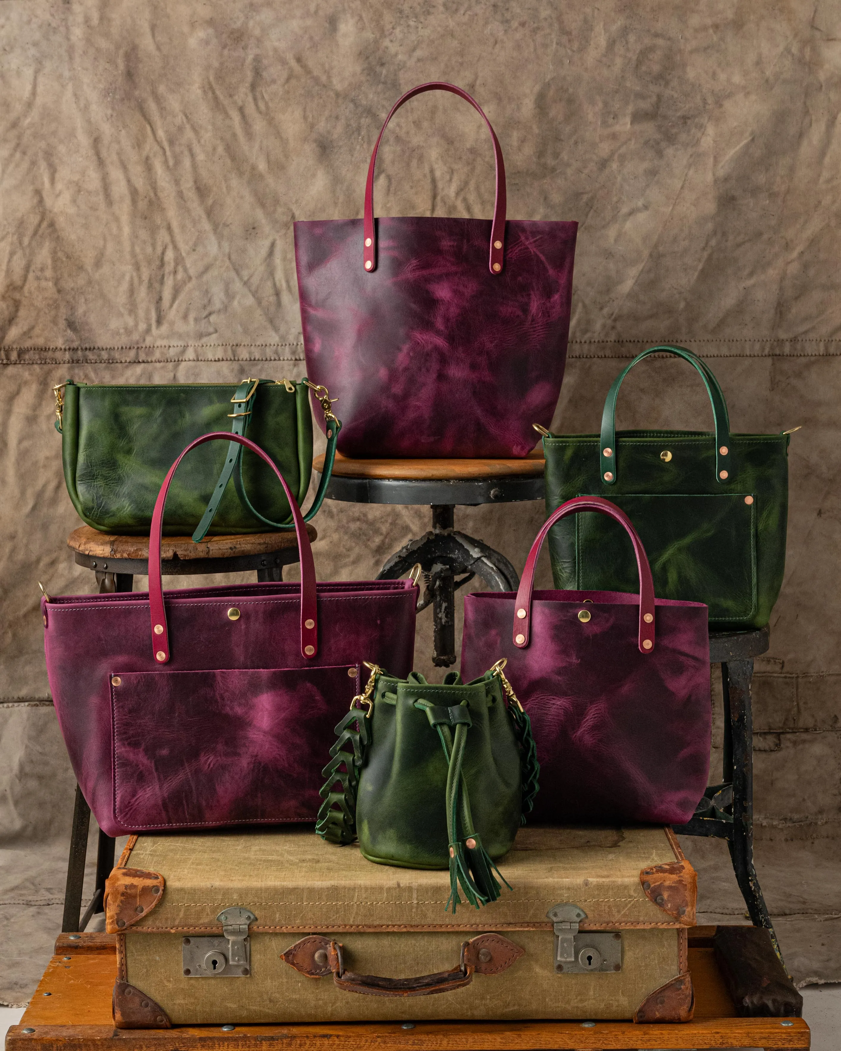 Green Cheaha East West Travel Tote