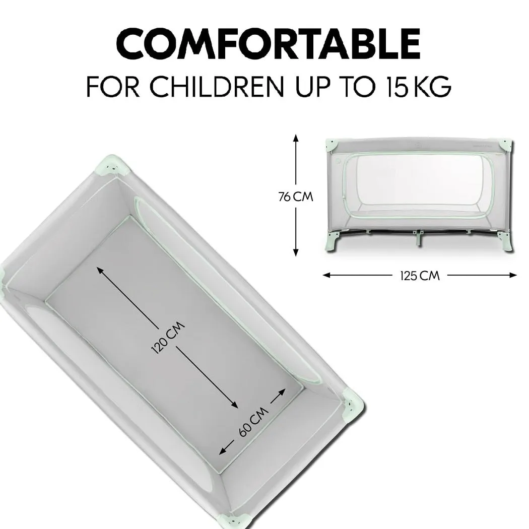 Hauck Dream n Play Plus Mint Travel Cot