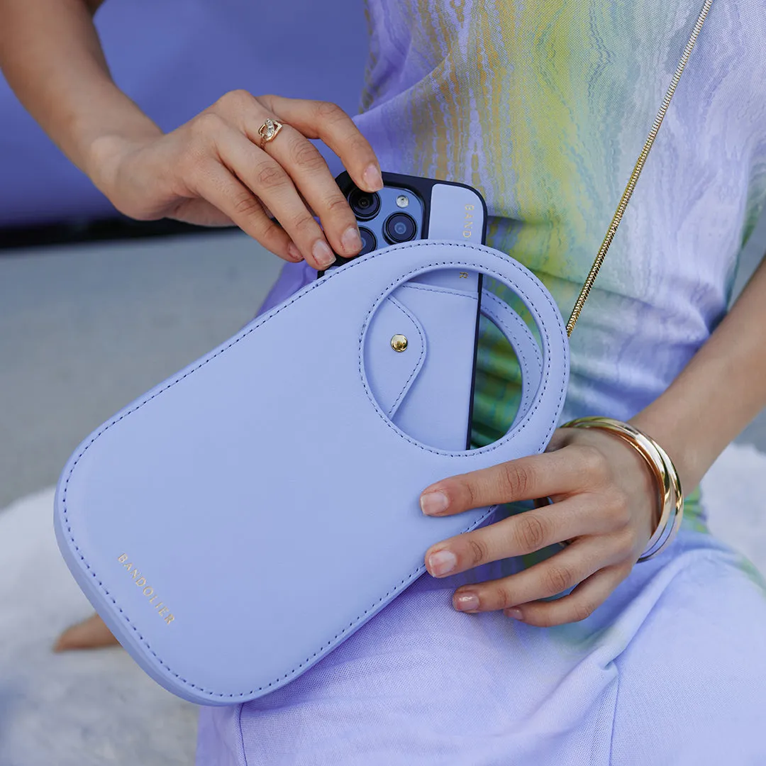 Julian Circle Phone Bag - Lavender/Gold