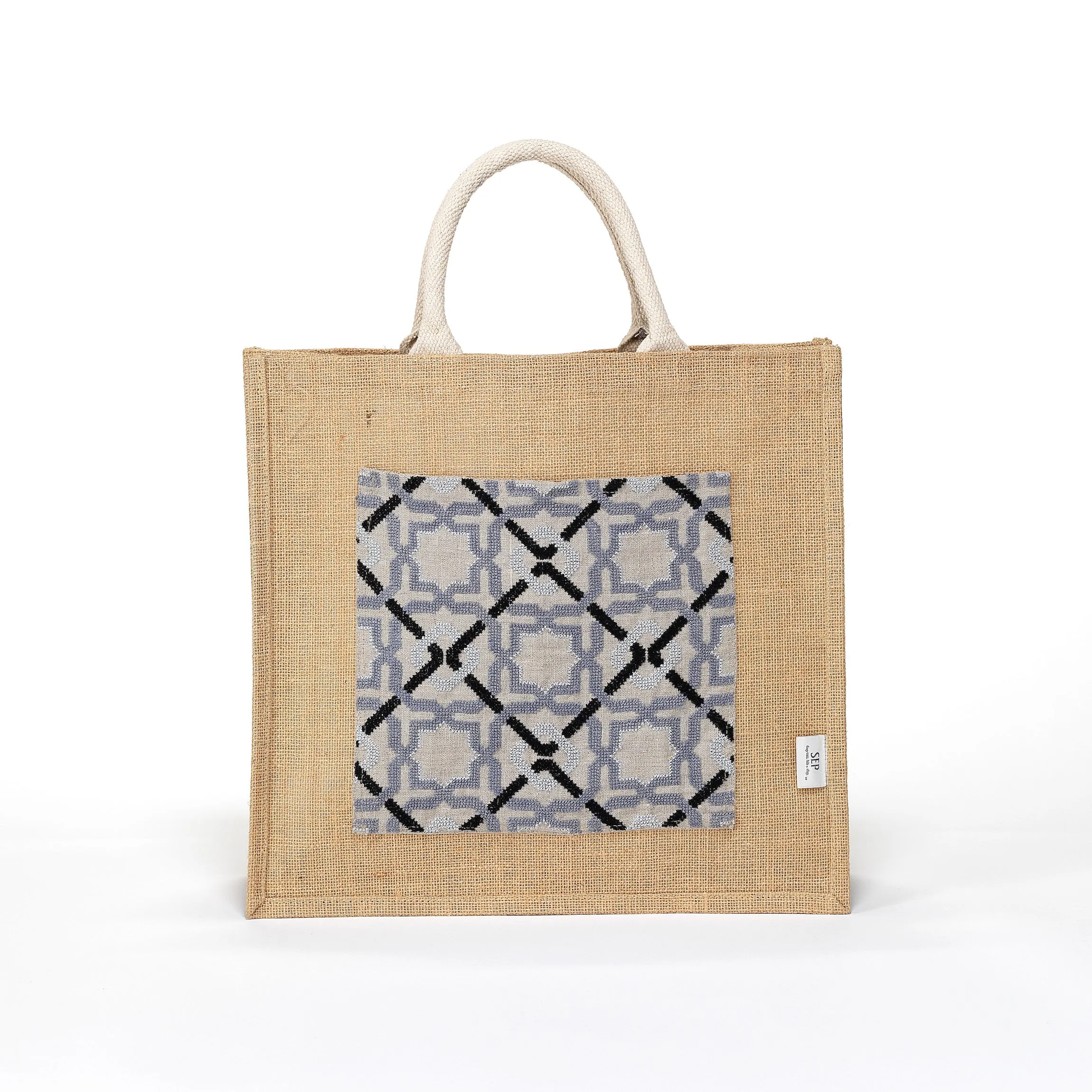 JUTE TOTE BAG ALHAMBRA®