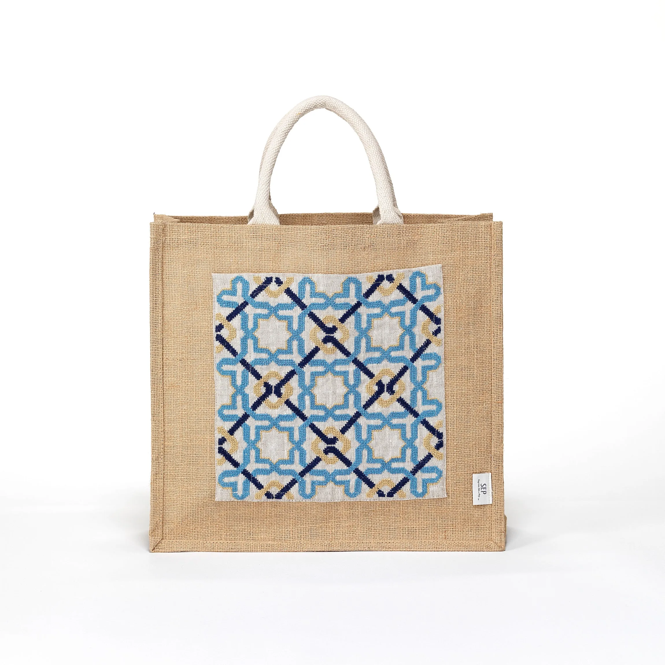 JUTE TOTE BAG ALHAMBRA®