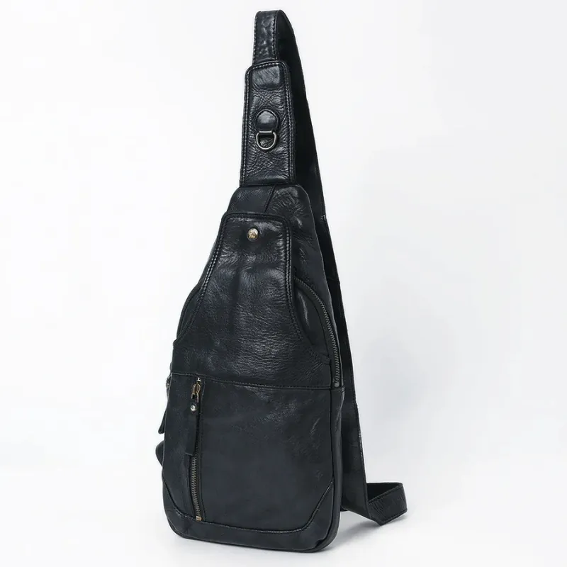Leather Sling Crossbody