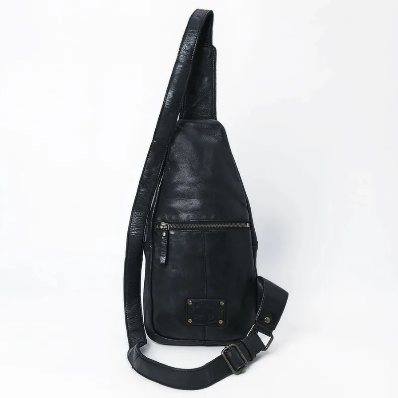 Leather Sling Crossbody