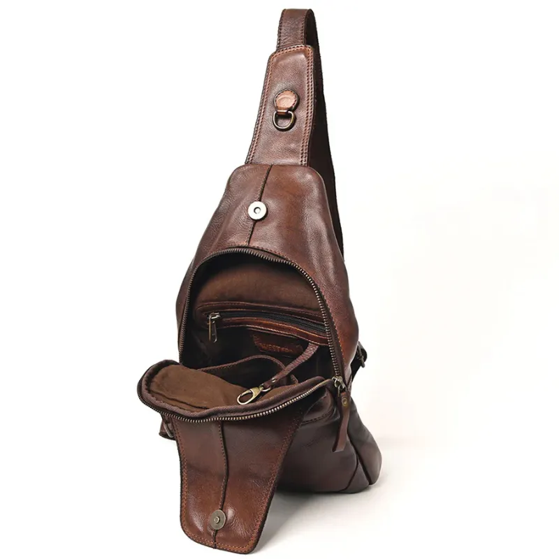Leather Sling Crossbody