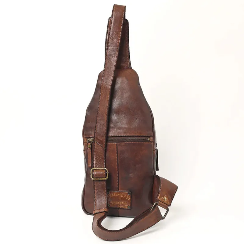 Leather Sling Crossbody