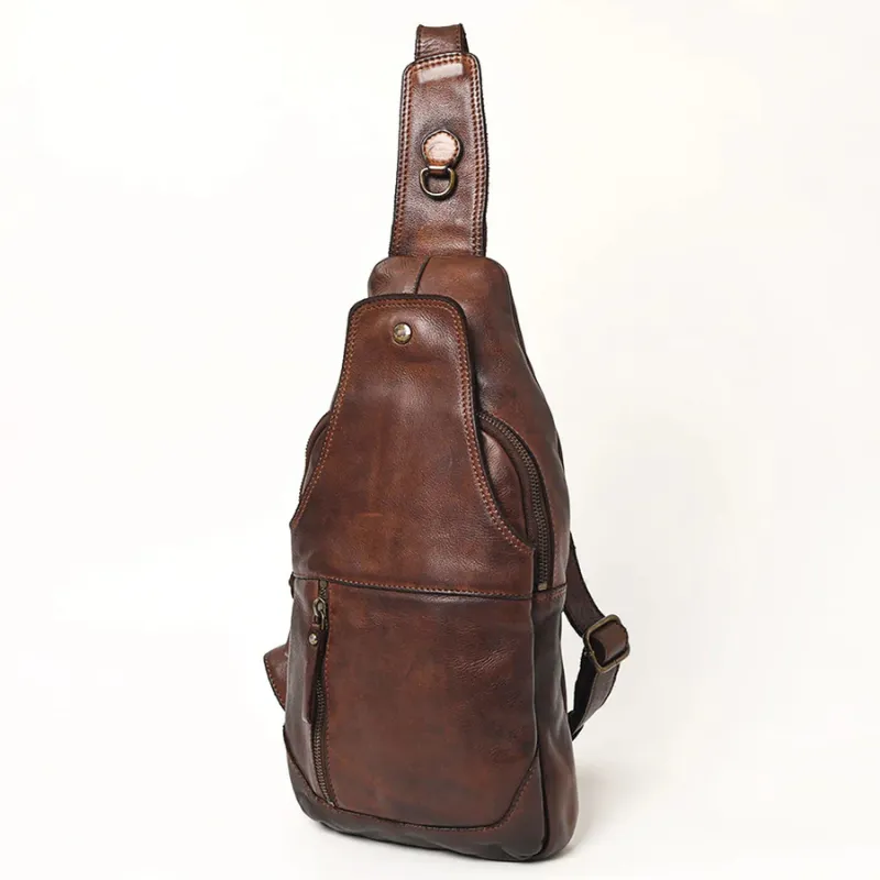 Leather Sling Crossbody