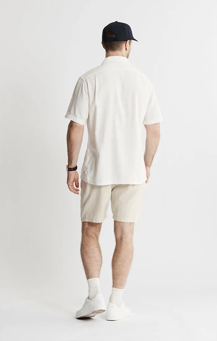 Linen Suffolk Short Sleeve Camp Shirt