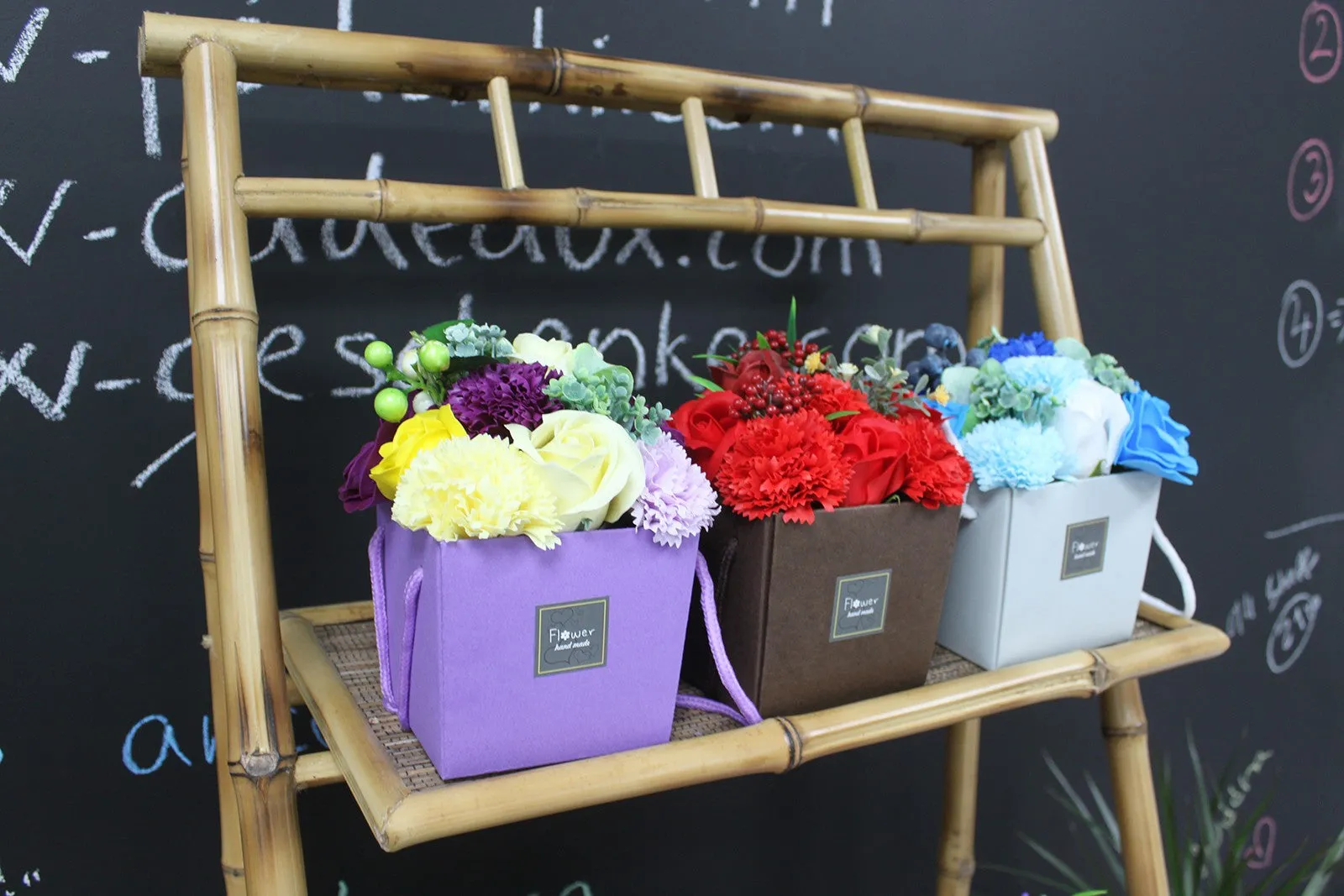 Luxury Soap Flower Bouquets - Spring Flowers
