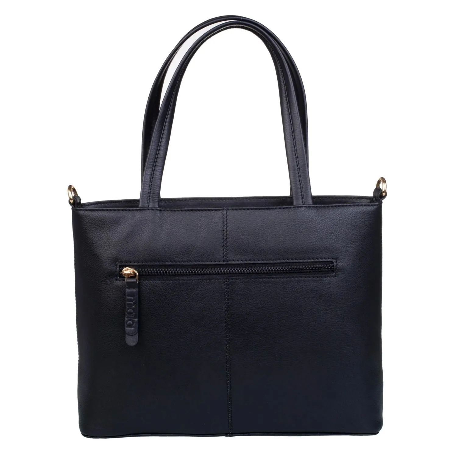Mala Leather Black Matrah Grab Bag