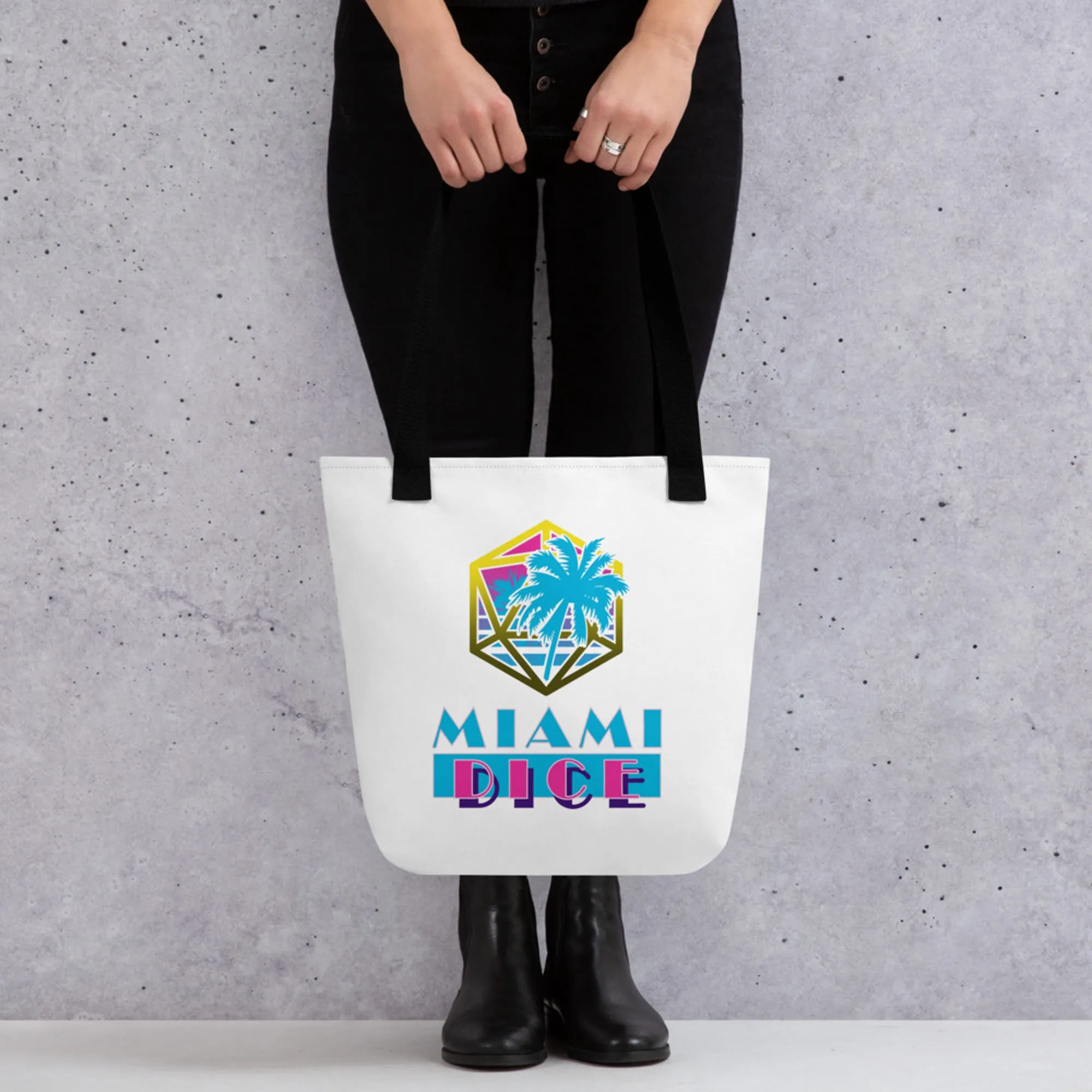 Miami Dice Tote Bag