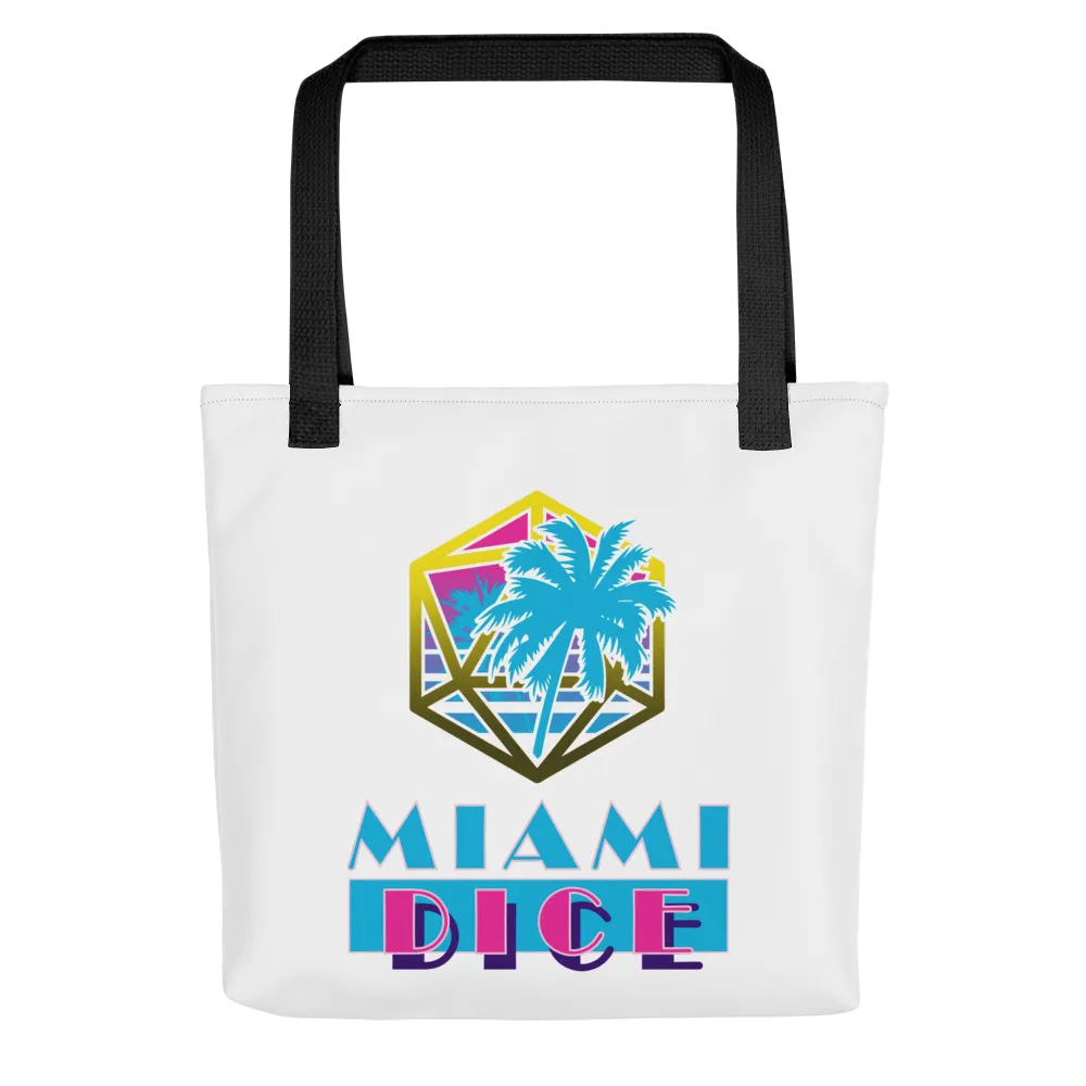 Miami Dice Tote Bag