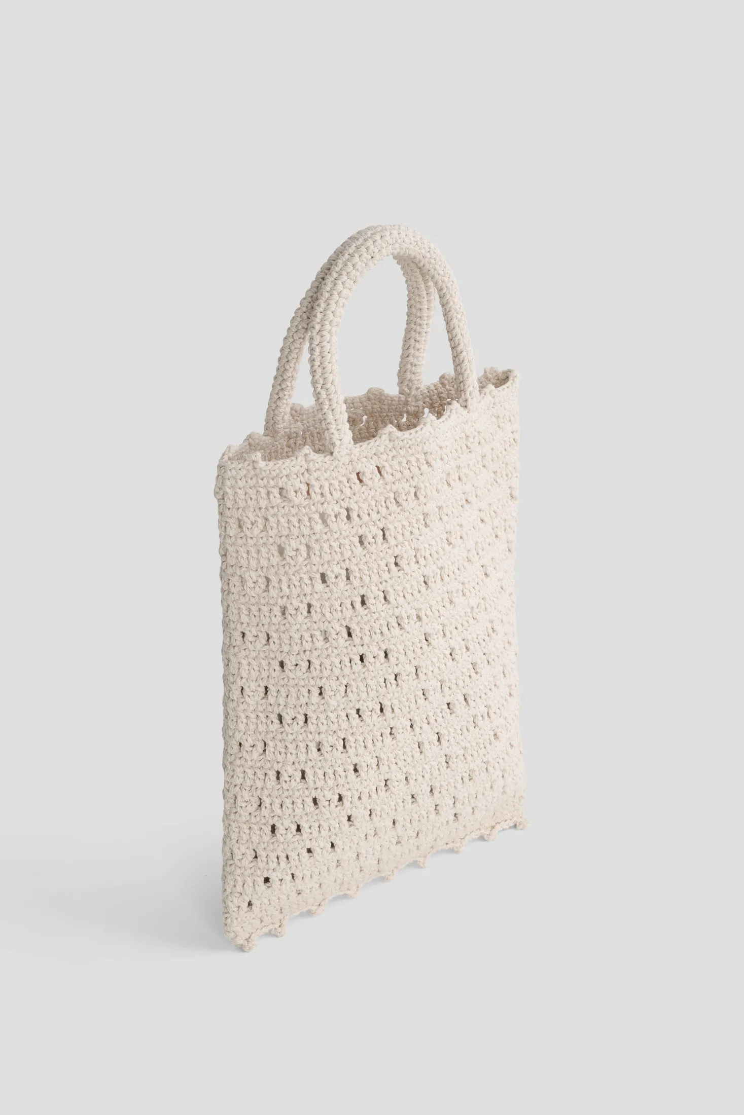 Nico Crochet Tote Ecrú