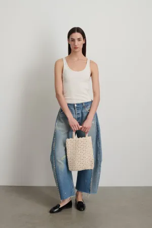 Nico Crochet Tote Ecrú
