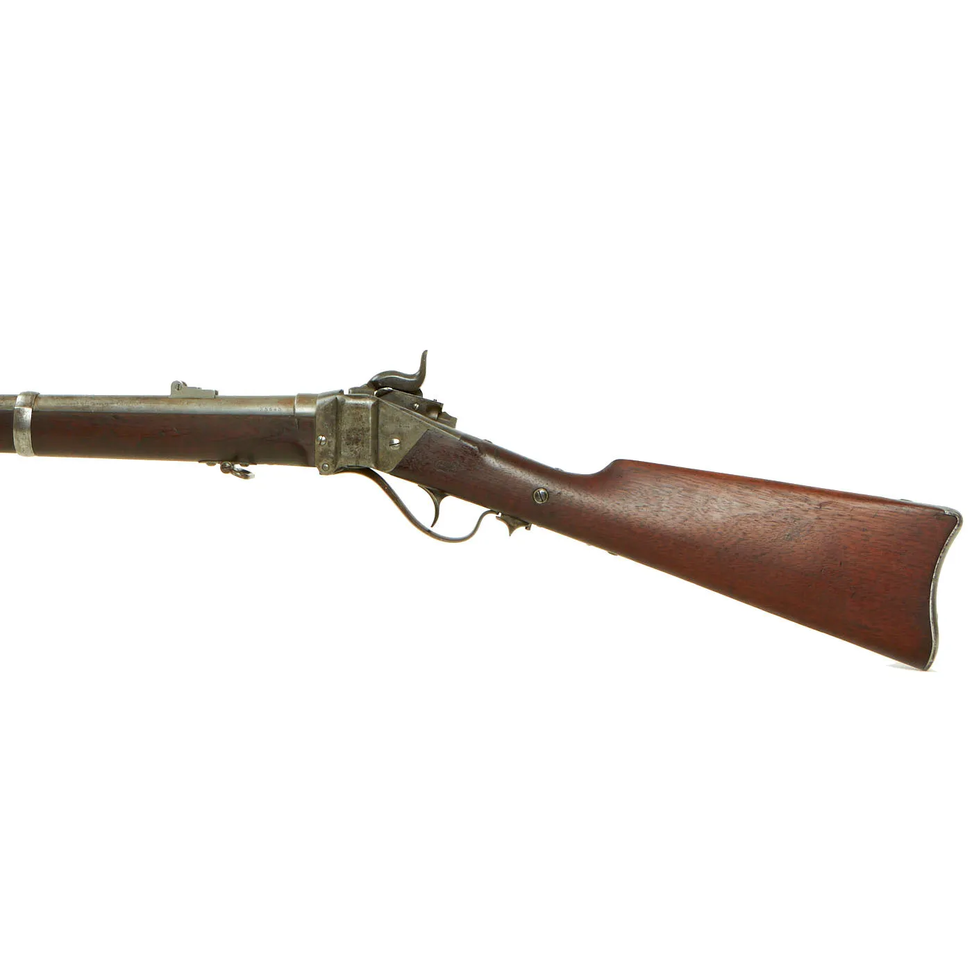 Original Rare U.S. Springfield-Sharps Model 1870 Type I Trials Rifle with Erskine S. Allin Cartouche - Serial C, 34645