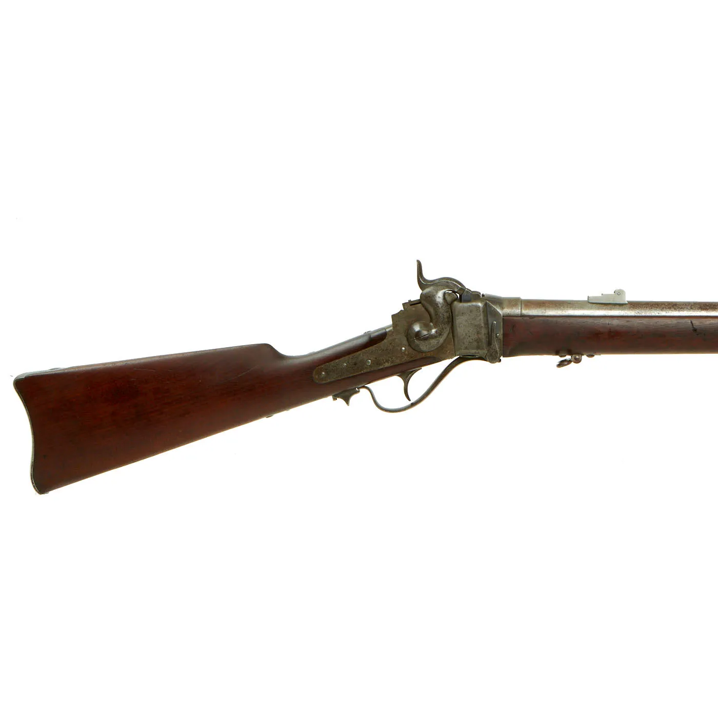Original Rare U.S. Springfield-Sharps Model 1870 Type I Trials Rifle with Erskine S. Allin Cartouche - Serial C, 34645