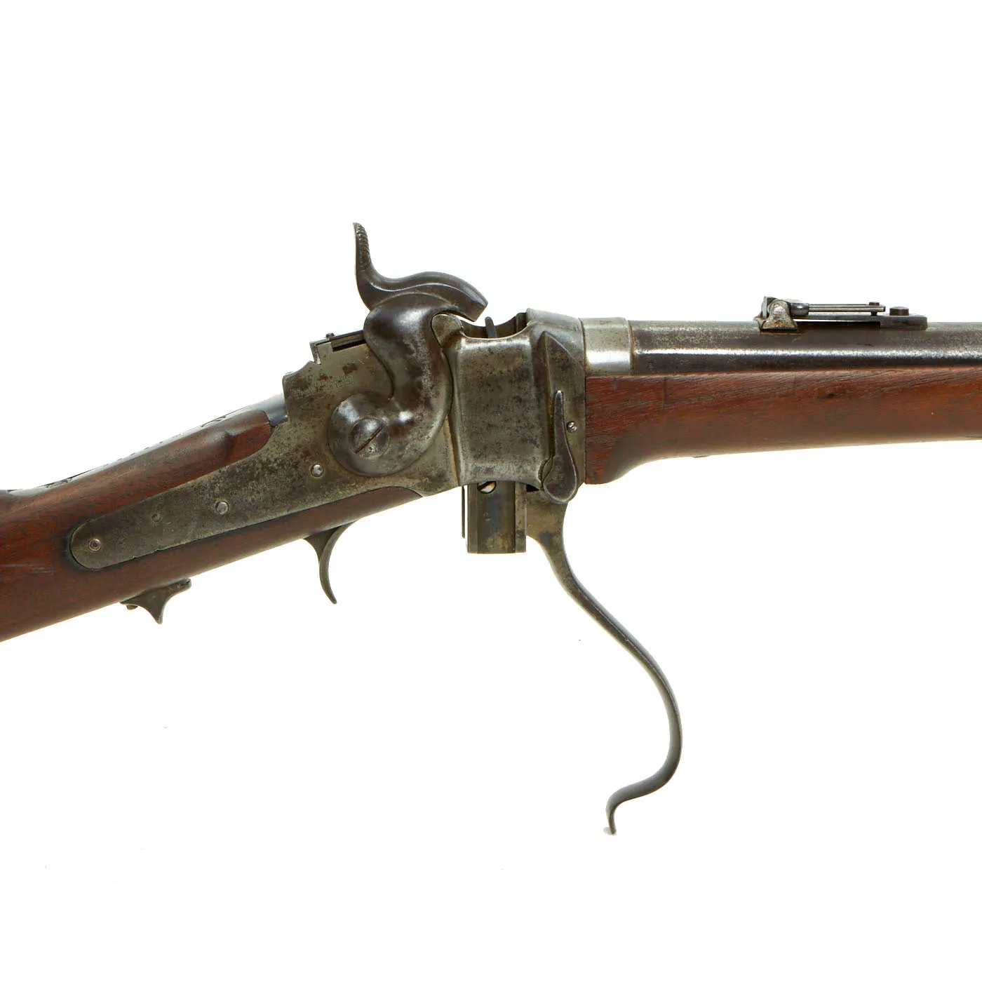 Original U.S. Civil War Sharps New Model 1863 Saddle-Ring Carbine Converted to .50-70 Govt. - Serial C,15900