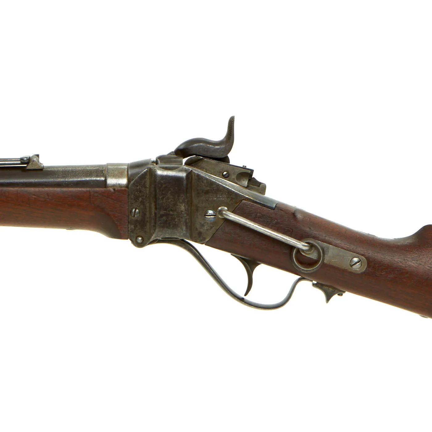 Original U.S. Civil War Sharps New Model 1863 Saddle-Ring Carbine Converted to .50-70 Govt. - Serial C,15900