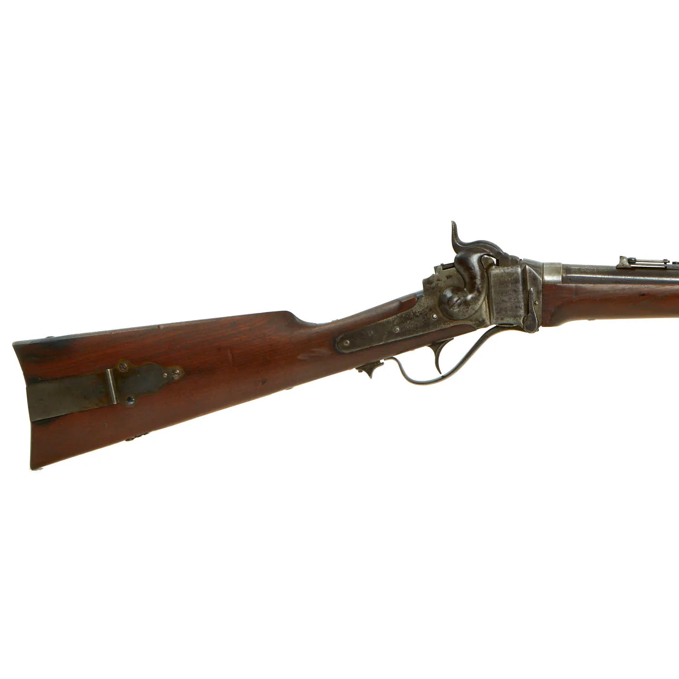 Original U.S. Civil War Sharps New Model 1863 Saddle-Ring Carbine Converted to .50-70 Govt. - Serial C,15900