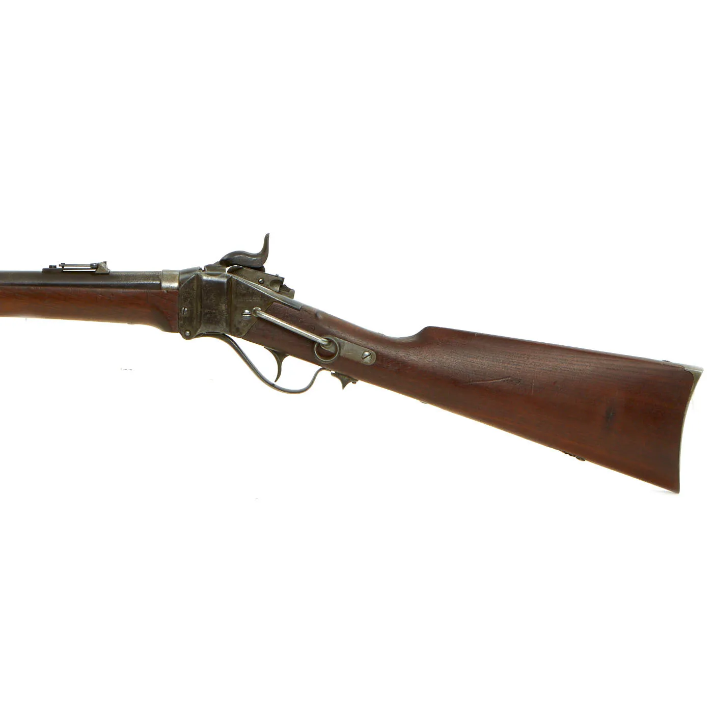 Original U.S. Civil War Sharps New Model 1863 Saddle-Ring Carbine Converted to .50-70 Govt. - Serial C,15900