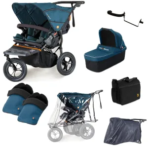 Out n About Nipper Double Duo Ultimate Bundle in Highland Blue