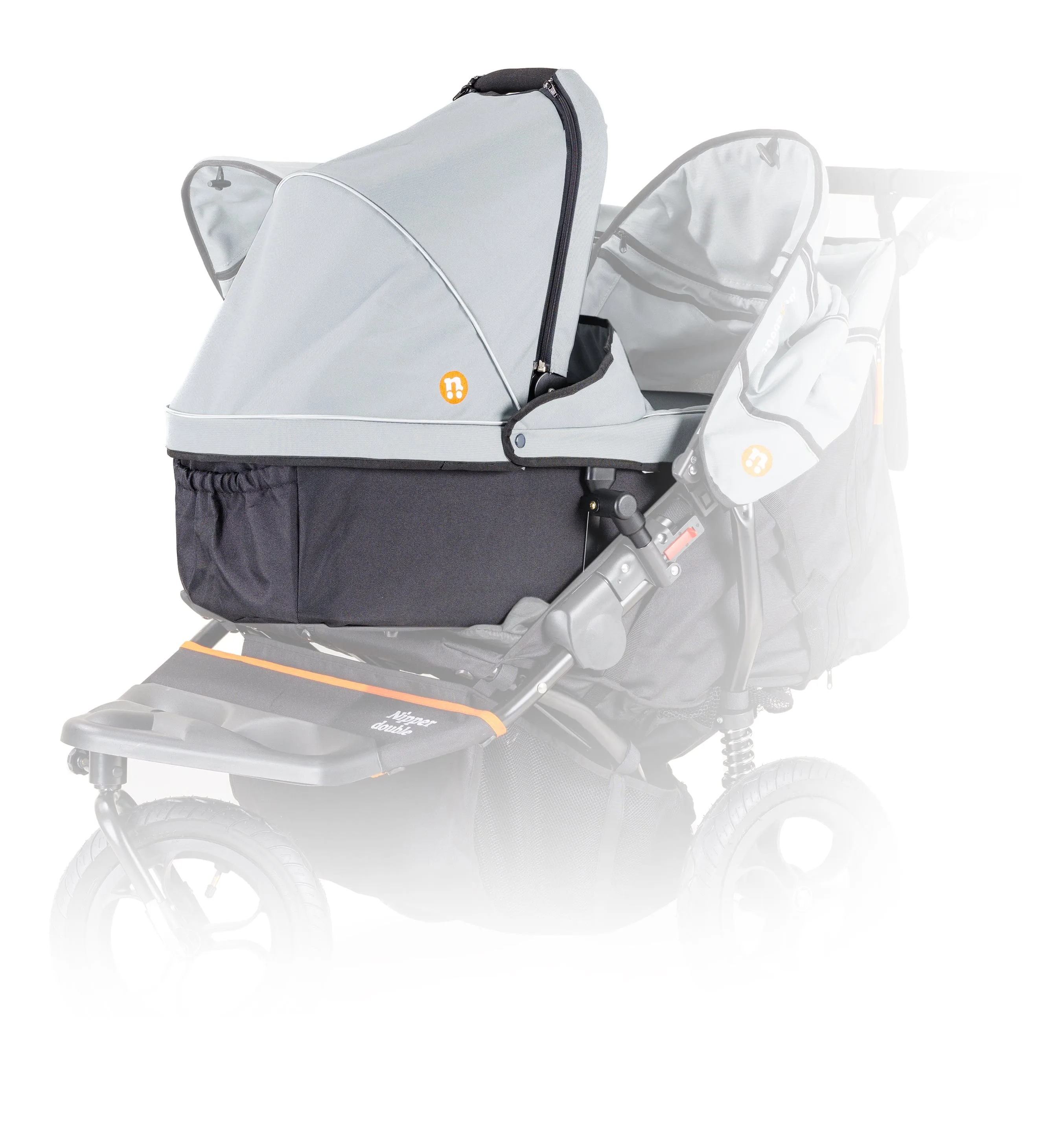 Out n About Nipper Double Duo Ultimate Bundle in Rock Salt Grey